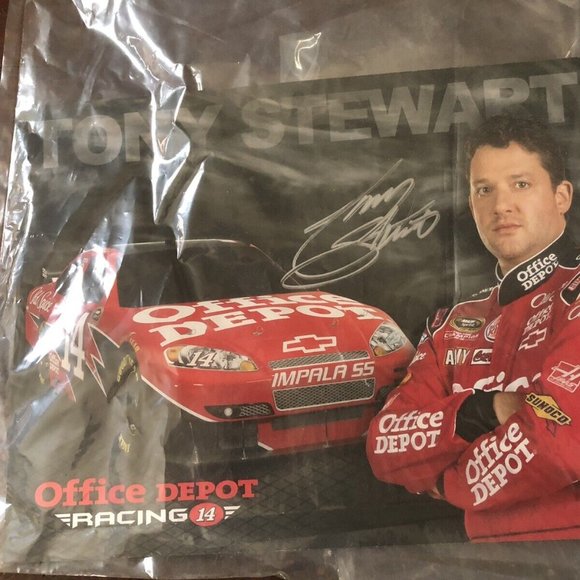 TONY STEWART 2010 OFFICE DEPOT CHEVY IMPALA #14 NASCAR AUTOGRAPHED Dad Gift - Picture 5 of 5